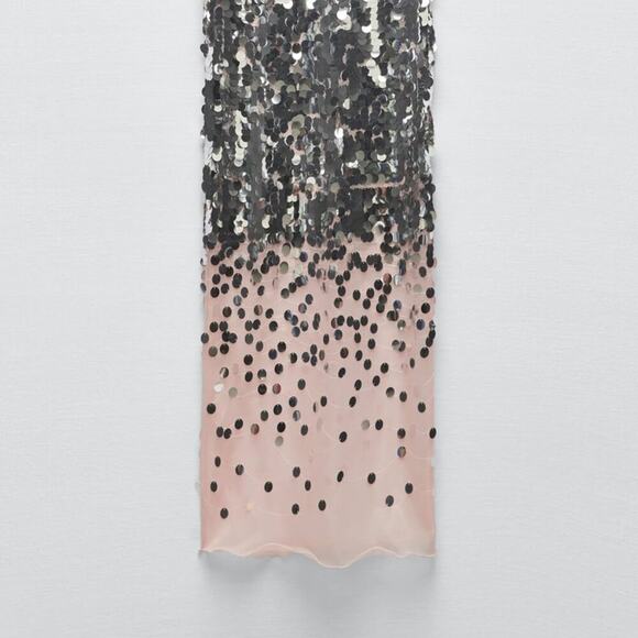 Zara Sequin Knit Dress - Picture 3 of 3